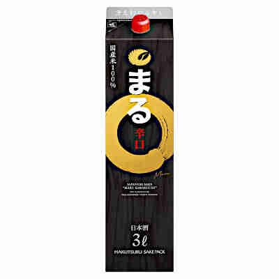【2ケース】白鶴　まる　辛口　白鶴酒造　3L　パック　4本入×2