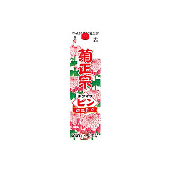 【2ケース】ピン　淡麗仕立　辛口　菊正宗酒造　3L　パック　4本入×2