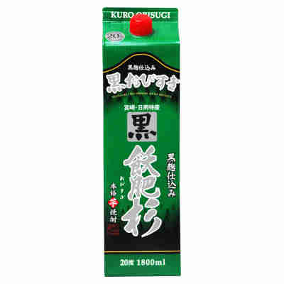 【1ケース】黒　飫肥杉　芋　20度　井上酒造　1.8L　パック　6本入 7,000円