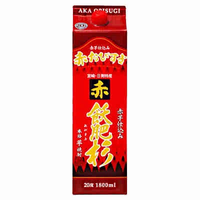 【1ケース】赤 飫肥杉 芋 20度 井上酒造 1.8L パック 6本入|ショップダイヘイ店
