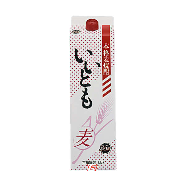 【１ケース】いいとも 〈麦〉 25度　雲海酒造　1.8L　 パック　6本入｜ショップダイヘイ店 8,323円