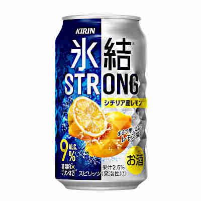 【2ケース】氷結ストロング　シチリア産レモン　キリン　350ml缶　24本入×2