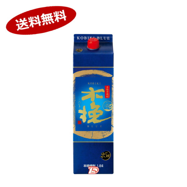 楽天市場】木挽 BLUE(ブルー) 25°芋焼酎 1.8Lパック×6本【1ケース(6本