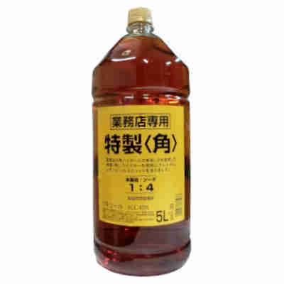 【1ケース】サントリー 業務店専用 特製 角 5L ペット 4本入｜ショップダイヘイ店