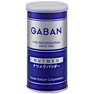 【1ケース】GABAN ナツメグパウダー ハウスギャバン 100g 缶 6個入