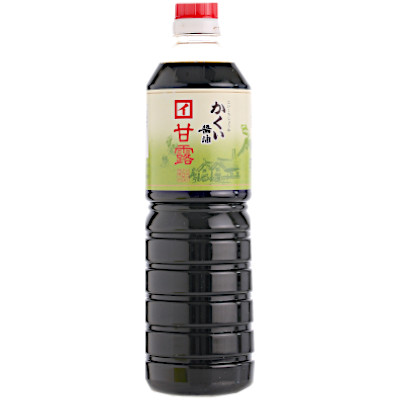 【1ケース】濃口醤油 甘露 かくい醤油 伊達醸造 1L ペット 12本入｜ショップダイヘイ店