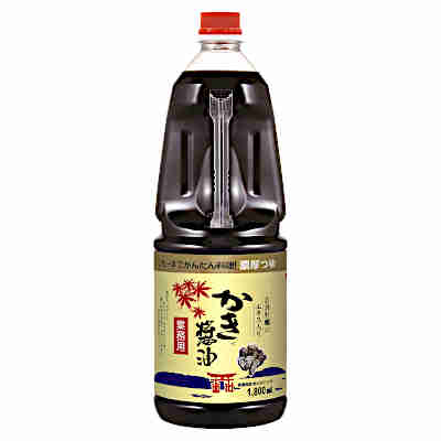 【1ケース】かきしょうゆ　アサムラサキ　1.8L　6本入