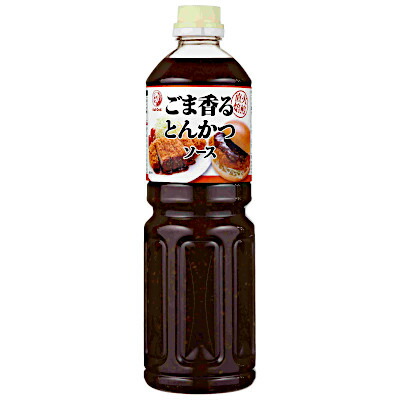 【1ケース】ごま香るとんかつソース　　1220g　12本入　ブルドック
