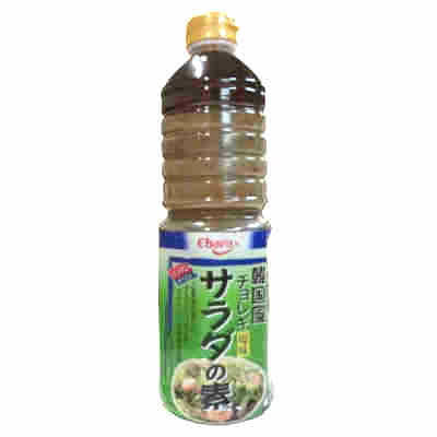 【1ケース】韓国風サラダの素 チョレギ 塩味 エバラ食品 1L 6本入