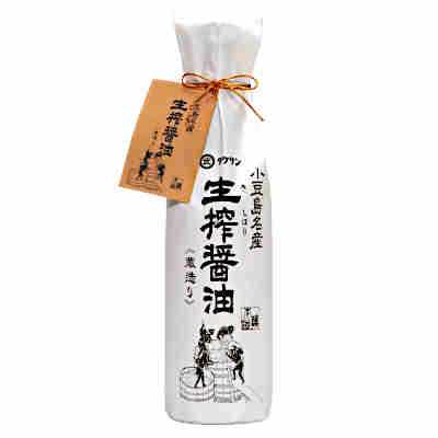 【1ケース】小豆島名産　生搾醤油　タケサン　720ml　12本入