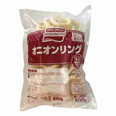 【1ケース】冷凍 オニオンリング 業務用 味の素 500g 8袋入｜ショップダイヘイ店
