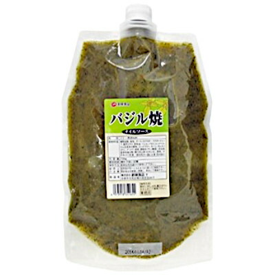 【1ケース】バジル焼オイルソース 業務用 創味食品 700g パウチ 12袋入