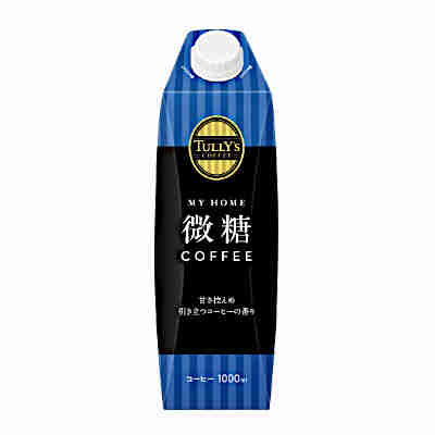【2ケース】タリーズコーヒー　マイホーム　微糖　 コーヒー　1L　紙パック　屋根型キャップ付容器　6本入×2 4,202円