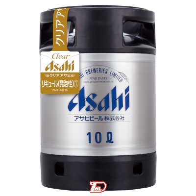 楽天市場】【送料無料】アサヒ クリアアサヒ 生樽 10L 生ビール 業務用