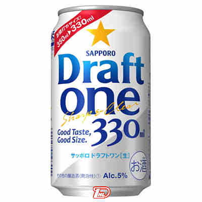 ONE PIECE - ビール総理 楽天市場】新ジャンル サッポロビール ドラフトワン 330ml 缶