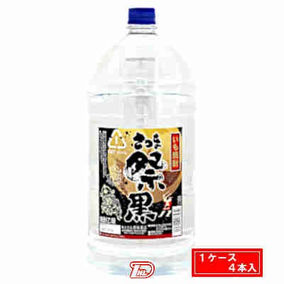 【1ケース】さつま祭 黒 芋 25度 都城酒造 5L ペット 4本入