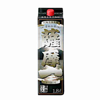 【1ケース】薩摩一　芋　25度　若松酒造　1.8L　パック　6本入
