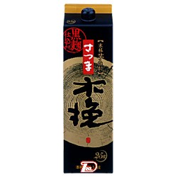 【1ケース】さつま木挽 黒麹仕込み 芋 25度 雲海酒造1.8L パック 6本入｜問屋ダイヘイ支店 7,669円