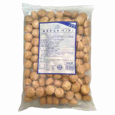 【1ケース】冷凍 明月がんも 羽二重豆腐 1kg 8袋入｜問屋ダイヘイ支店