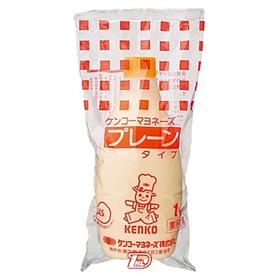 【1ケース】マヨネーズプレーンタイプ　ケンコー　1kg　12本入