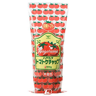 【1ケース】特級　トマトケチャップ　ハグルマ　業務用　800g　15本入