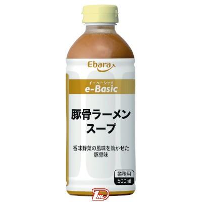 【1ケース】e-Basic とんこつラーメンスープ エバラ 業務用 500ml 12個入