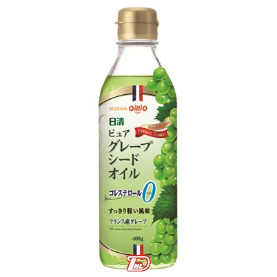 【1ケース】日清ピュアグレープシードオイル　日清オイリオ　400g 12個入｜問屋ダイヘイ支店