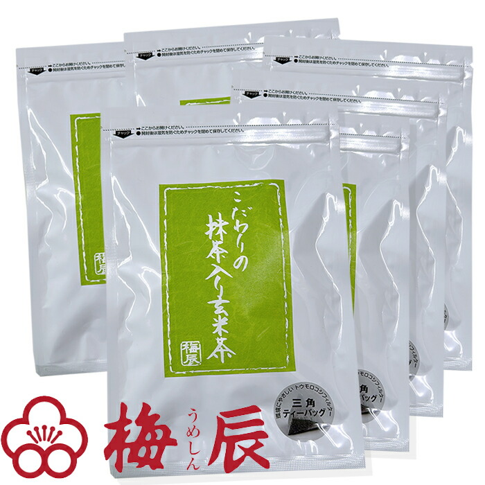 楽天市場】抹茶入り玄米茶 5g×20ケ入り×12袋☆送料無料！☆【梅