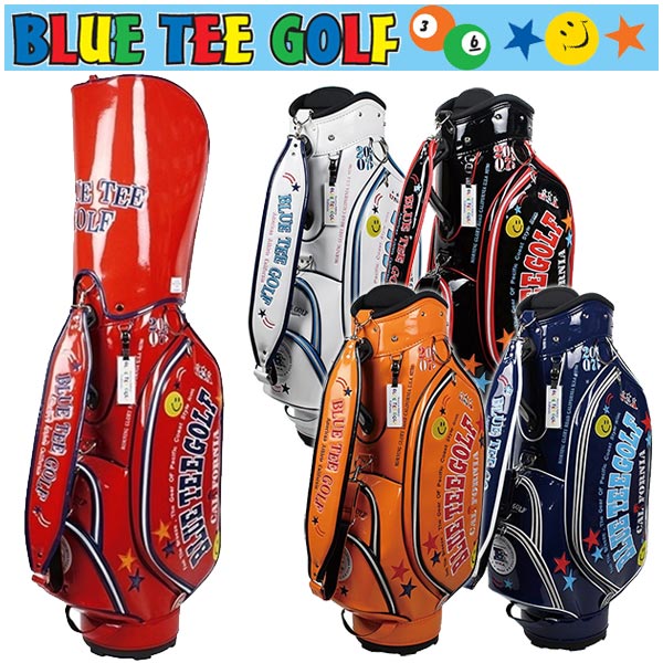 楽天市場 ブルーティーゴルフ キャディバッグ エナメル 9型blue Tee Golf Btg Cb005 第一ゴルフ カスタムクラブ専門店