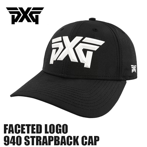 PXG キャップFACETED LOGO 940 STRAPBACK CAP ブラックNEW ERA 9FORTY ゴルフ あす楽 激安セール