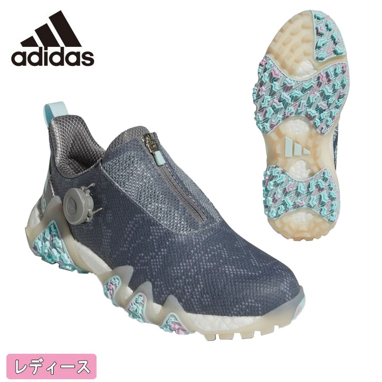 本物品質の アディダス adidasウィメンズ コードカオス 22 ボア LVD71 GX3943WOMENS CODECHAOS BOA GOLF  SHOESグレースリー オールモストブルー ブリスライラックゴルフシューズ スパイクレス fucoa.cl