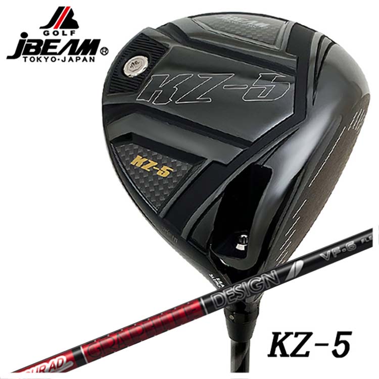 【全品ポイント5倍！7/19 20:00～7/26 1:59】JBEAM（Jビーム）KZ-5 ドライバーグラファイトデザインツアーAD VFシャフト｜第一ゴルフ　カスタムクラブ専門店