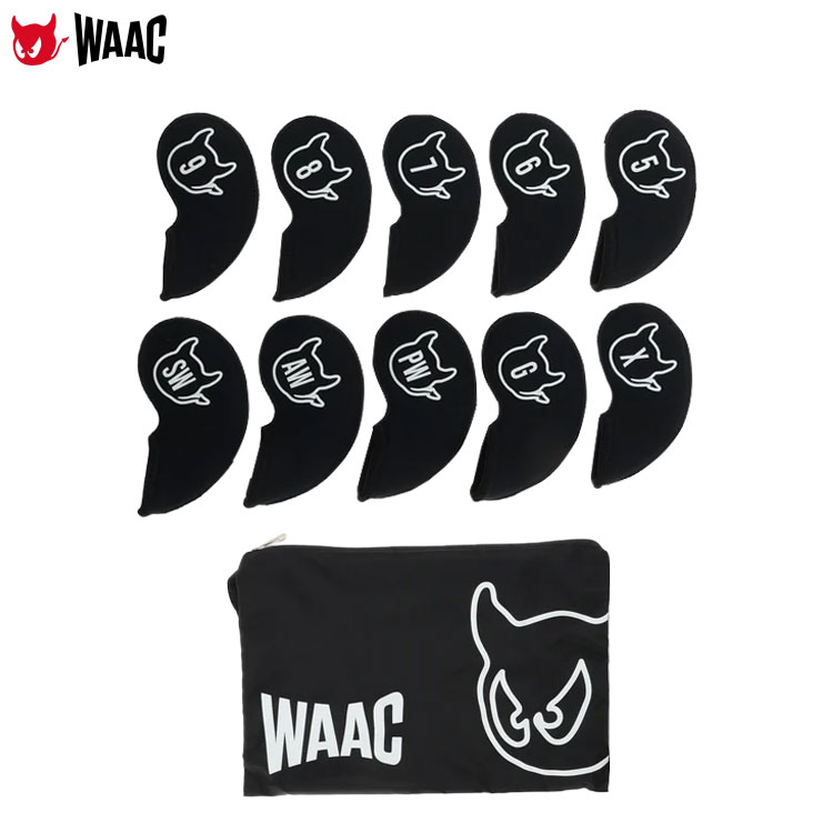 楽天市場】WAAC ワックヘッドカバー アイアン用アイアンカバー セット
