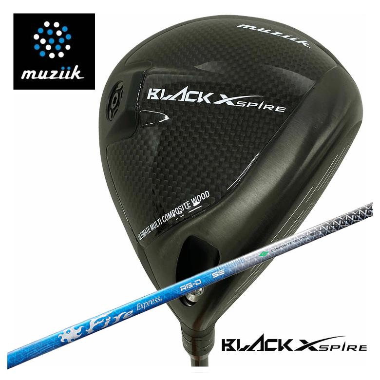 muziik ムジーク BLACK XSPIRE ブラックエクスパイヤー ドライバーコンポジットテクノ ファイアー急行列車RG-D 矢がら