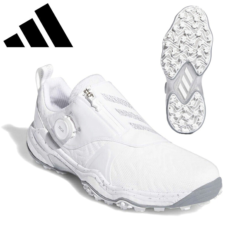 【大特価】アディダス adidasコードカオス 25 ボア NKZ93 ID8605CODECHAOS 25 BOA GOLF SHOESフットウェアホワイト/シルバーメタリック/グレーツーゴルフシューズ スパイクレス｜第一ゴルフ　カスタムクラブ専門店