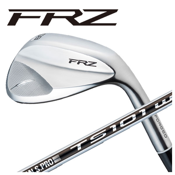 【百貨店大売り出し！全品10倍！ 6/4 20:00 - 6/11 01:59まで】フォーティーン FRZ ウェッジ パール繻子完成N.S.PRO TS-101w スチール写真(WEDGE) 矢がらFOURTEEN