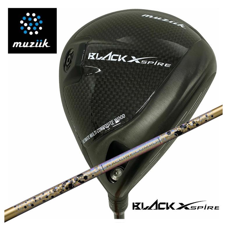 【全品ポイント5倍！7/19 20:00～7/26 1:59】muziik ムジーク BLACK XSPIRE ブラックエクスパイヤー ドライバーグラビティ ワクチンコンポGR38 premium DR用シャフト｜第一ゴルフ　カスタムクラブ専門店