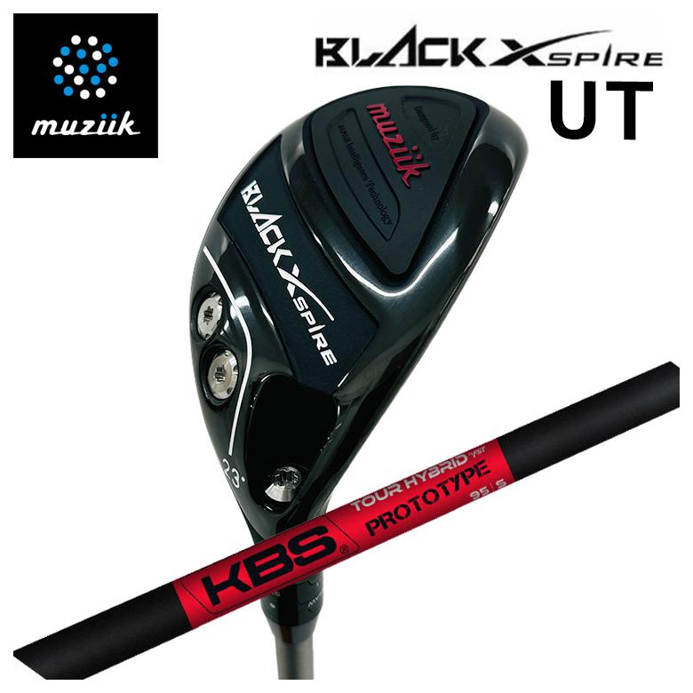 【全品ポイント5倍!7/19 20:00~7/26 1:59】muziik ムジーク BLACK XSPIRE ブラックエクスパイヤー ユーティリティKBS TOUR Graphite Hybrid Prototype カーボンシャフト|第一ゴルフ カスタムクラブ専門店