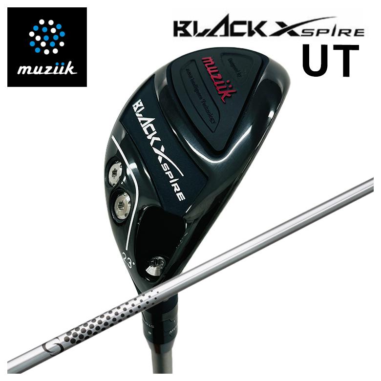 【全品ポイント5倍！4/4 20:00-4/10 1:59まで】 【特注カスタムクラブ】muziik ムジーク BLACK XSPIRE ブラックエクスパイヤー ユーティリティ シンカグラファイト LOOP HYBRID シャフト