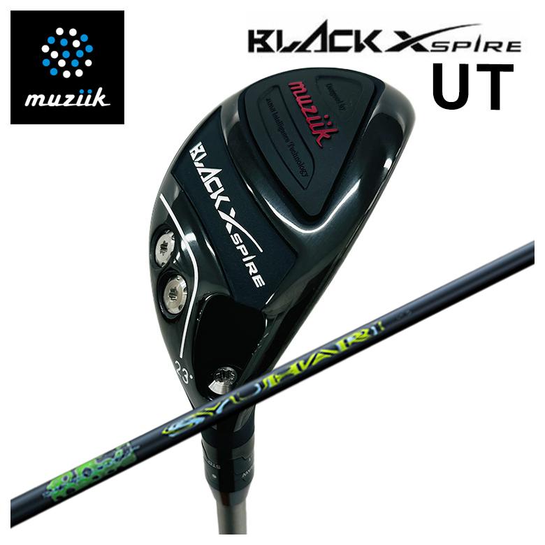 【全品ポイント5倍!7/19 20:00~7/26 1:59】muziik ムジーク BLACK XSPIRE ブラックエクスパイヤー ユーティリティThreering(スリリング) SYUHARI シュハリ ユーティリティ用 シャフト|第一ゴルフ カスタムクラブ専門店