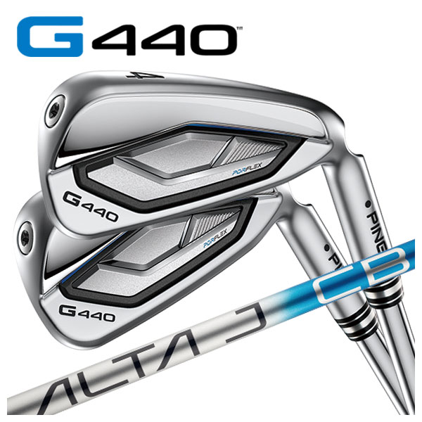 【全品ポイント5倍！4/4 20:00-4/10 1:59まで】 ピン G440 アイアン ALTA J CB BLUE カーボンシャフト #6-PW(5本組) 日本正規品 PING