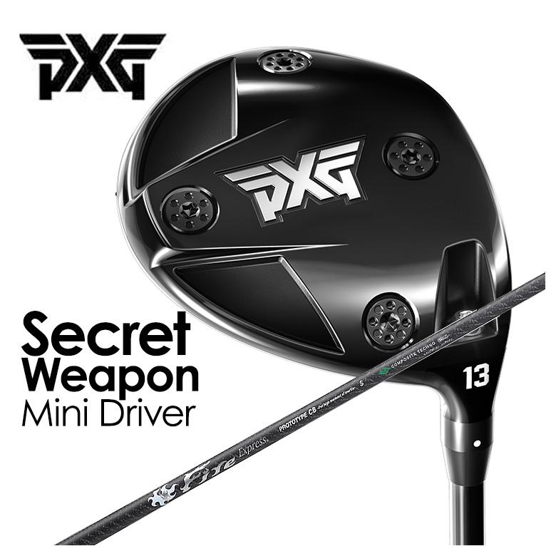 【全品ポイント5倍！5/2 00:00 - 5/6 23:59まで】PXG Secret Weapon (シークレットウェポン) ミニドライバーコンポジットテクノ FireExpress PROTOTYPE CB(シービー)