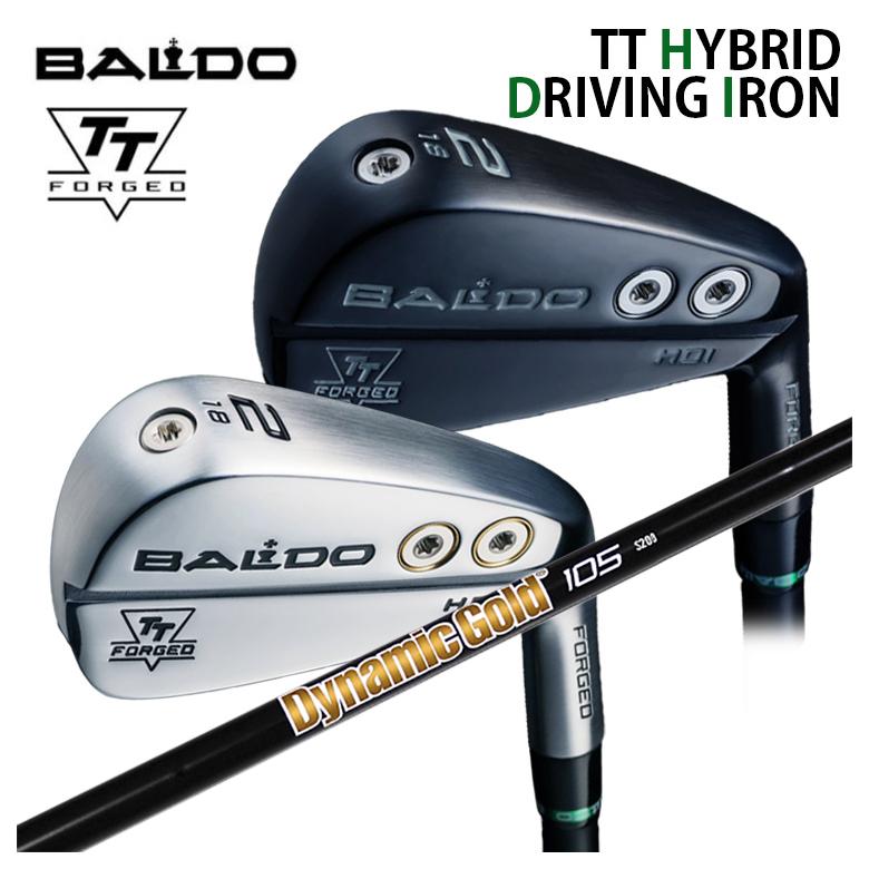 【百貨店大売り出し！全品10倍！ 6/4 20:00 - 6/11 01:59まで】BALDO バルドTT HYBRID DRIVING IRON変わり種 ドライビング アイアンHDI アイアン型ユーティリティトゥルーテンパーダイナミックゴールド105 オニキスブラック ONYX BLACK 立て坑