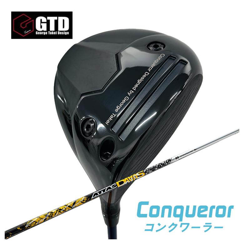 【百貨店大売り出し！全品10倍！ 6/4 20:00 - 6/11 01:59まで】GTD（ジョージ武井青写真）Conqueror コンクワーラー １番ウッドUSTマミヤ アッタスダァーッスATTAS DAAAS（12代目） 立て坑