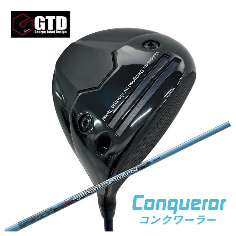 【全品ポイント5倍！4/4 20:00-4/10 1:59まで】 GTD（ジョージ武井デザイン） Conqueror コンクワーラー ドライバー Threering（スリリング） Pole to win ポールトゥウィン シャフト