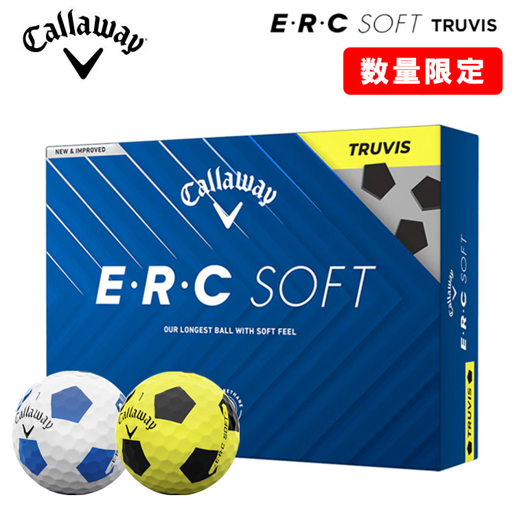 Callaway E.R.C. Soft ゴルフボール 12個入り Callaway キャロウェイ ゴルフボール 1ダース 12個入 ERC SOFT