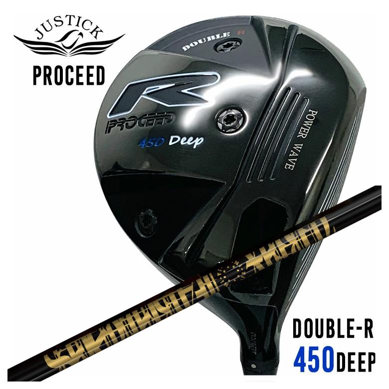 【全品ポイント5倍！4/4 20:00-4/10 1:59まで】 【特注カスタムクラブ】JUSTICK（ジャスティック） PROCEED DOUBLE-R 450 DEEP ドライバー TRPX(ティーアールピーエックス) Fabulous Ni-Ti 40 Flash ファビュラス 40 フラッシュ シャフト