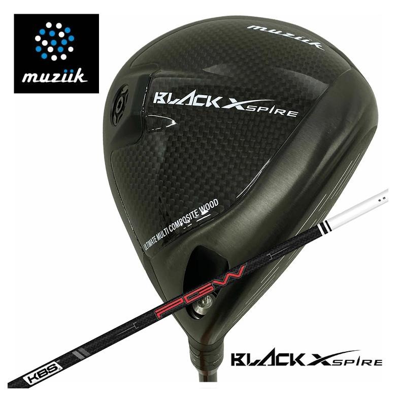 【百貨店大売り出し！全品10倍！ 6/4 20:00 - 6/11 01:59まで】muziik ムジーク BLACK XSPIRE ブラックエクスパイヤー １番ウッドKBS PGW PLAYERS GRAPHITE WOODプレイヤーズ 黒鉛 木材 立て坑