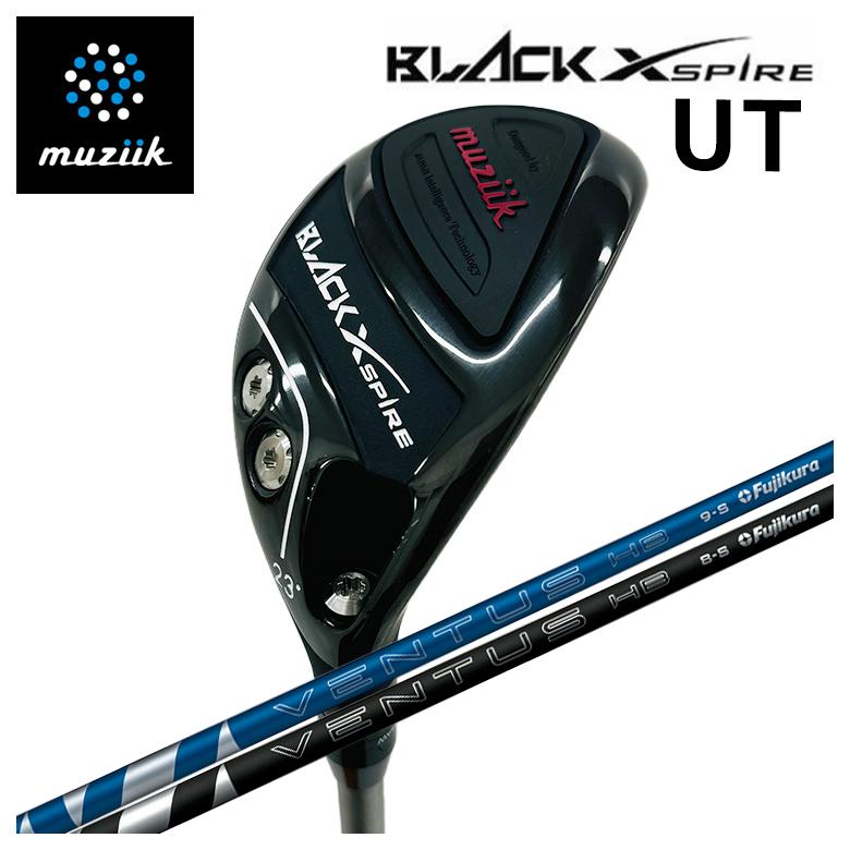 【全品ポイント5倍!7/19 20:00~7/26 1:59】muziik ムジーク BLACK XSPIRE ブラックエクスパイヤー ユーティリティ 藤倉 フジクラVENTUS HB ベンタス ハイブリッド ブルー/ブラック シャフト|第一ゴルフ カスタムクラブ専門店