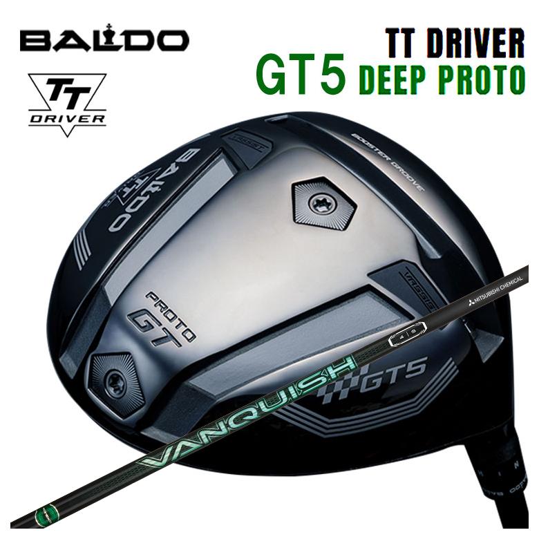 【特注カスタムクラブ】バルド BALDO TT ドライバー GT5 DEEP (ディープ) PROTO 三菱ケミカル VANQUISH(バンキッシュ) VV シャフト